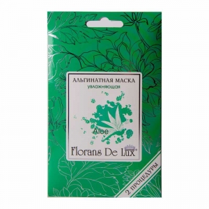 Альгинатная маска увлажняющая "Алоэ" "Florans De Lux" 30 г