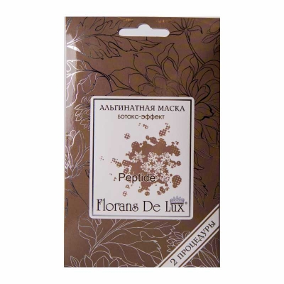 Альгинатная маска пептидная "Ботокс-эффект" "Florans De Lux" 30 г
