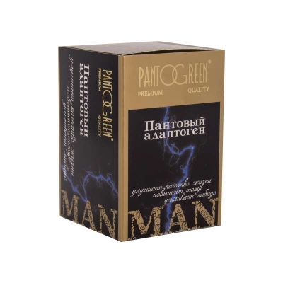 Напиток сухой пантовый быстрорастворимый "Man" 50 г (20 саше по 2,5 г)
