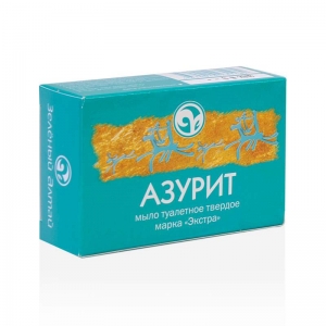 Мыло твердое туалетное "Азурит" марки "Экстра" "Зеленый Алтай" 100 г